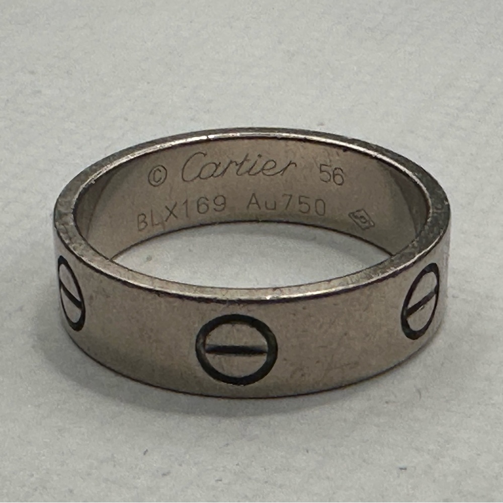 Cartier Love Ring White Gold #56